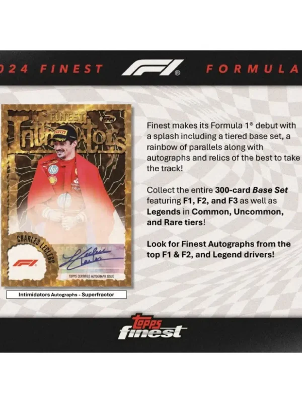 2024 Topps Finest Formula 1 Racing F1 Hobby Box - supplier1