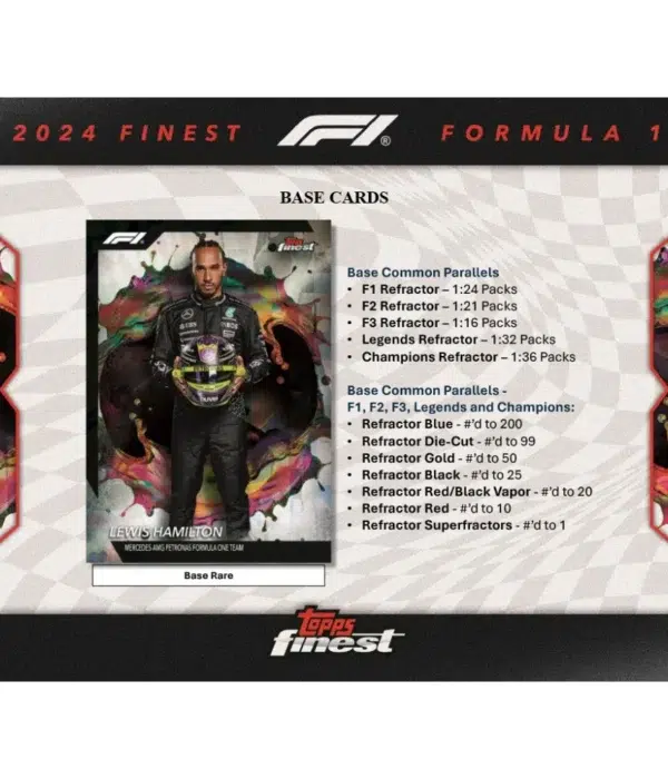 2024 Topps Finest Formula 1 Racing F1 Hobby Box - supplier2