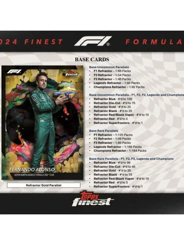2024 Topps Finest Formula 1 Racing F1 Hobby Box - supplier3