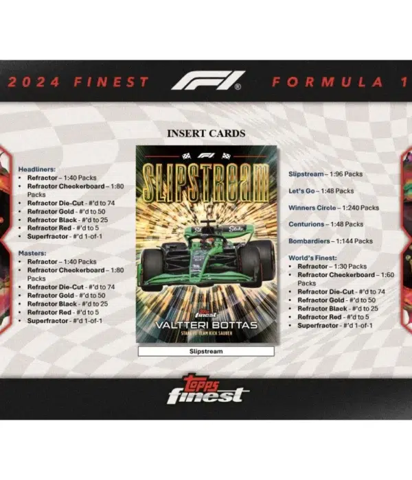 2024 Topps Finest Formula 1 Racing F1 Hobby Box - supplier6
