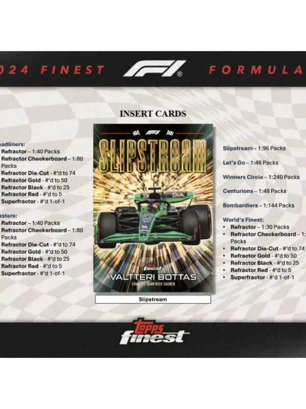 2024 Topps Finest Formula 1 Racing F1 Hobby Box - supplier6