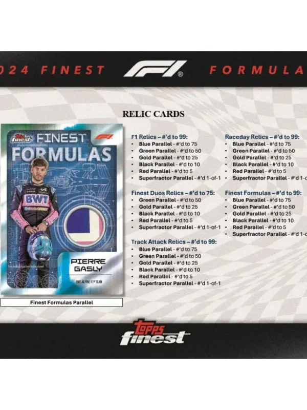 2024 Topps Finest Formula 1 Racing F1 Hobby Box - supplier7