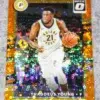 2017-18 Thaddeus Young #95 Panini Prizm Fast Break Orange Prizm SN#171 - front