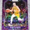 2020-21 Alex Caruso #54 Panini Prizm Fast Break Purple Disco Prizm SN#42 - front