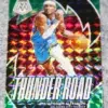 2023-24 Shai Gilgeous-Alexander #4 Panini Mosaic Green Prizm Thunder Road - front