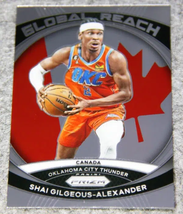 2023-24 Shai Gilgeous-Alexander #6 Panini Prizm Global Reach Canada - front