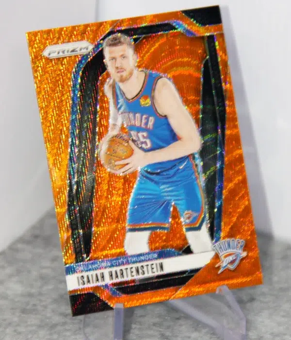 2024-25 Isaiah Hartenstein #154 Panini Prizm Orange Wave Prizm SN#43 - stand