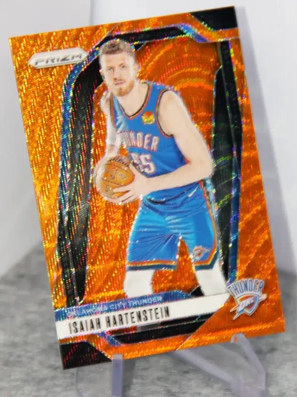 2024-25 Isaiah Hartenstein #154 Panini Prizm Orange Wave Prizm SN#43 - stand