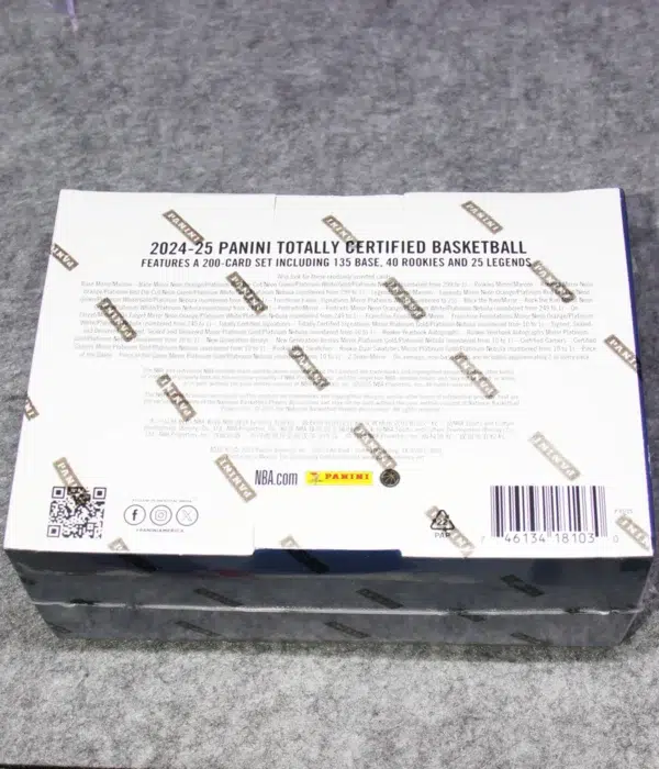 2024-25 Panini Totally Certified NBA Basketball Mega Box - back