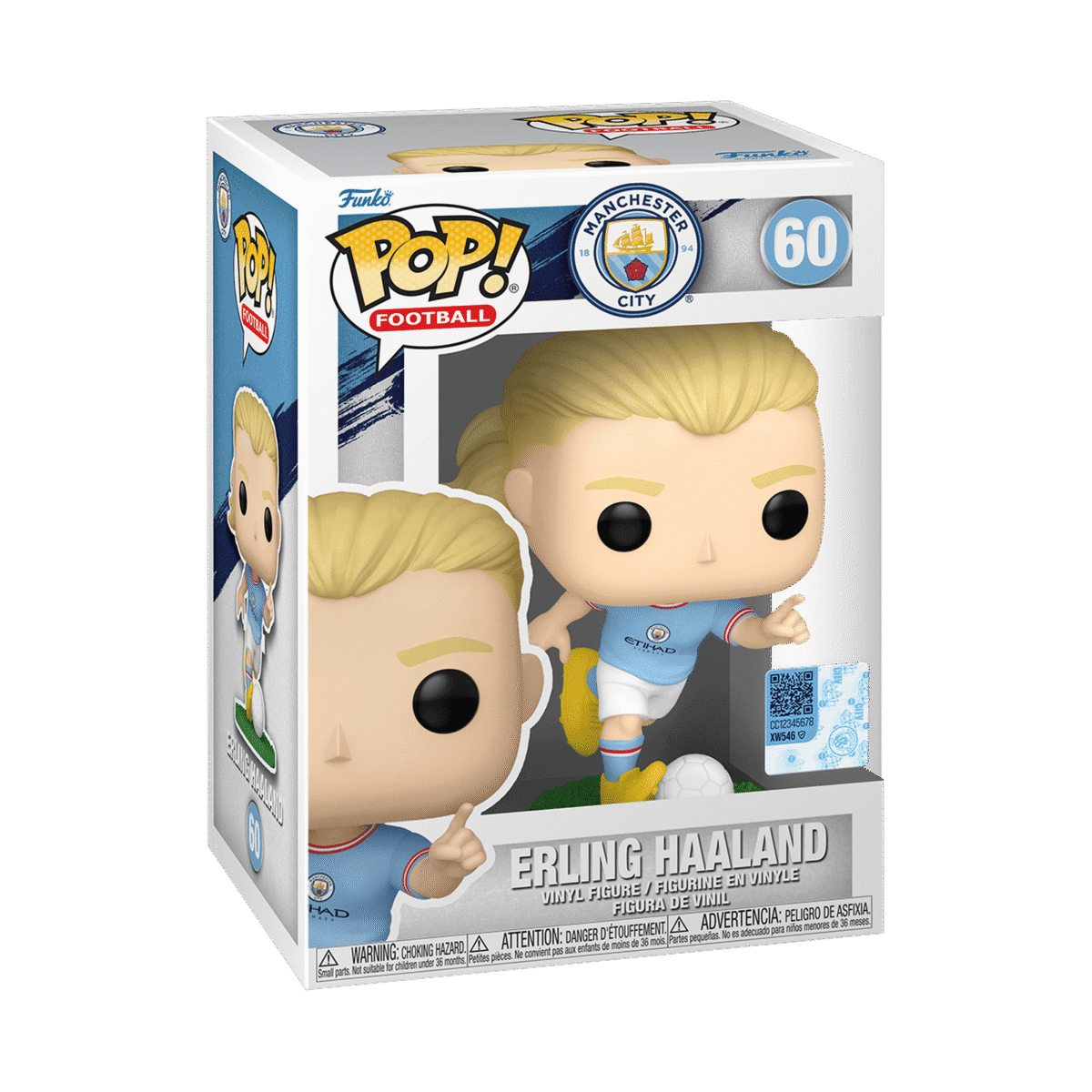 Funko POP! Erling Haaland #60 Premier League Football Manchester City - front