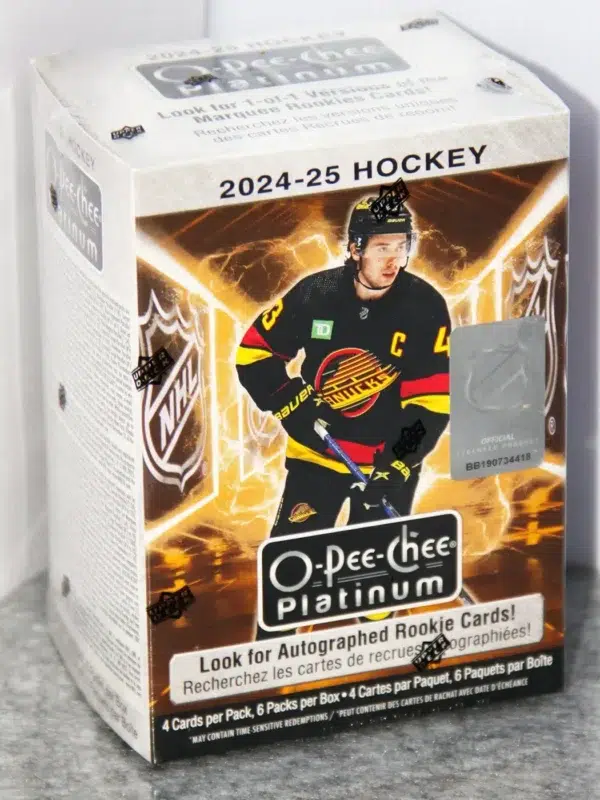 2024-25 Upper Deck O-Pee-Chee Platinum Hockey NHL Blaster Box - stand