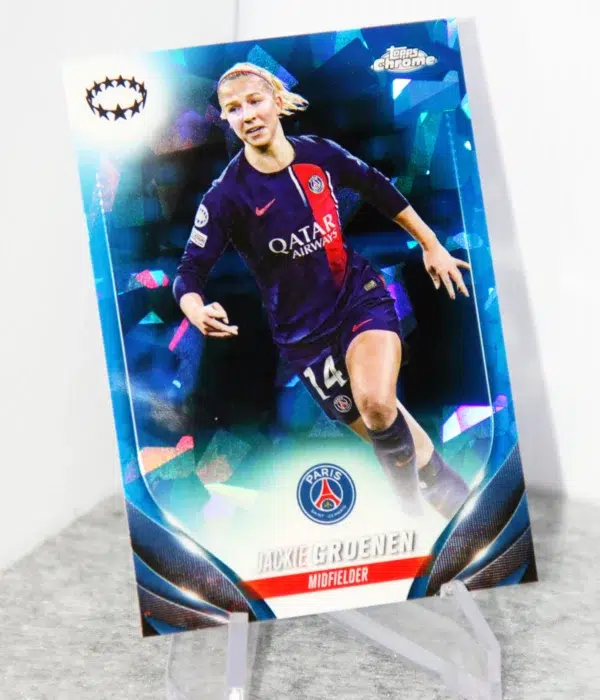 2024 Jackie Groenen #40 Topps Chrome Sapphire UEFA Women's Champions League - stand
