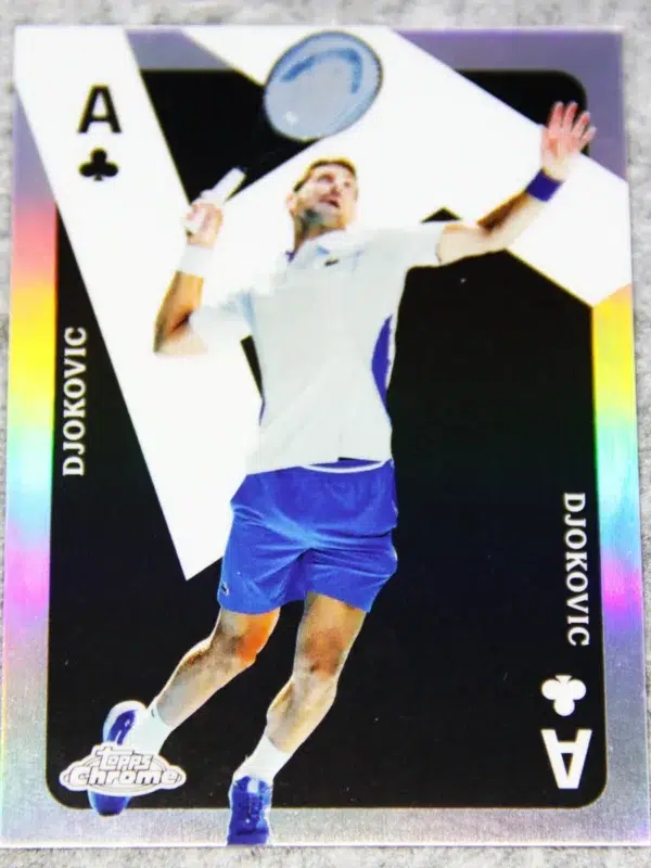 2024 Novak Djokovic #CAS-ND Topps Chrome Tennis Aces - front