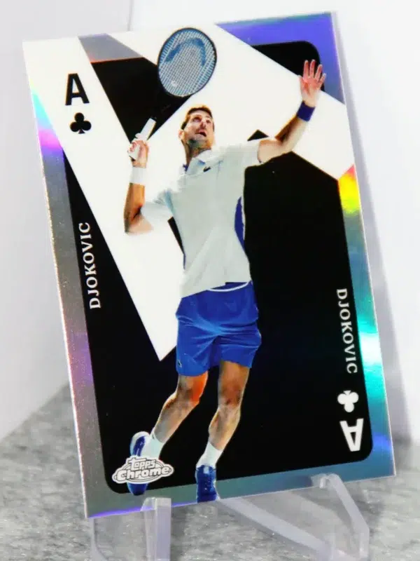 2024 Novak Djokovic #CAS-ND Topps Chrome Tennis Aces - stand