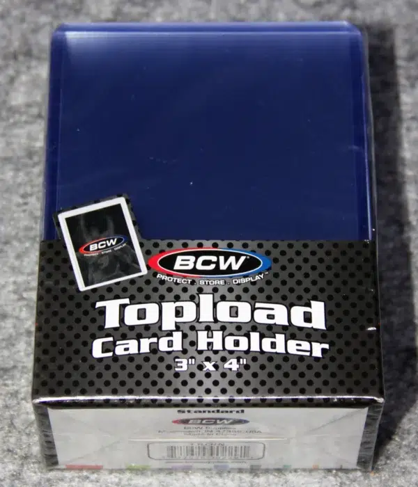 BCW Topload Card Holders 3 x 4 20pt - front
