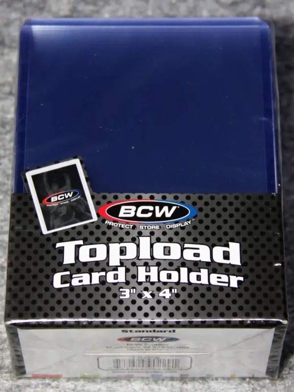 BCW Topload Card Holders 3 x 4 20pt - front