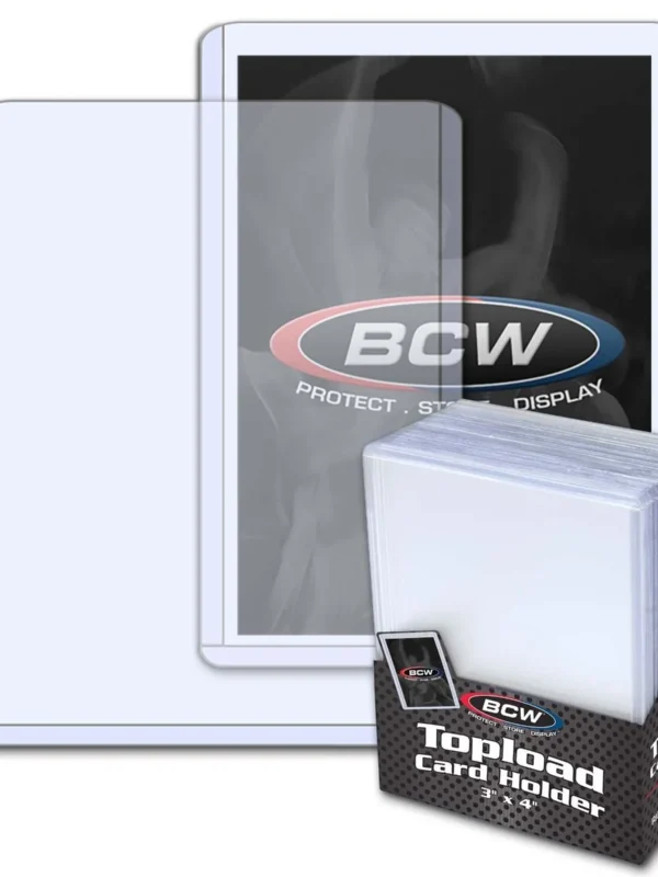 BCW Topload Card Holders 3 x 4 20pt - supplier