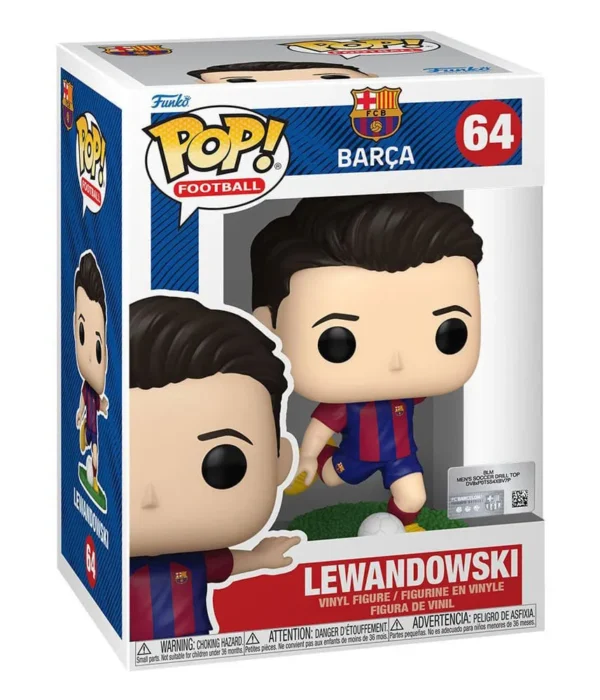 Funko POP! Robert Lewandowski #64 Premier League Voetbal FC Barcelona - doos