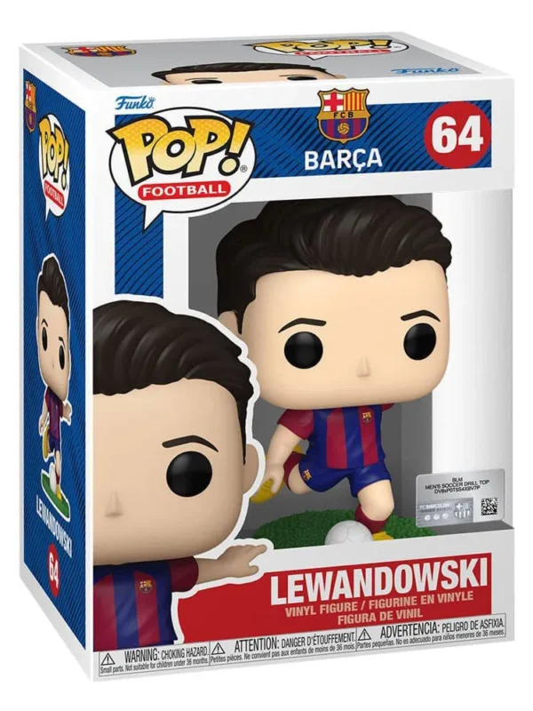 Funko POP! Robert Lewandowski #64 Premier League Football FC Barcelona - box