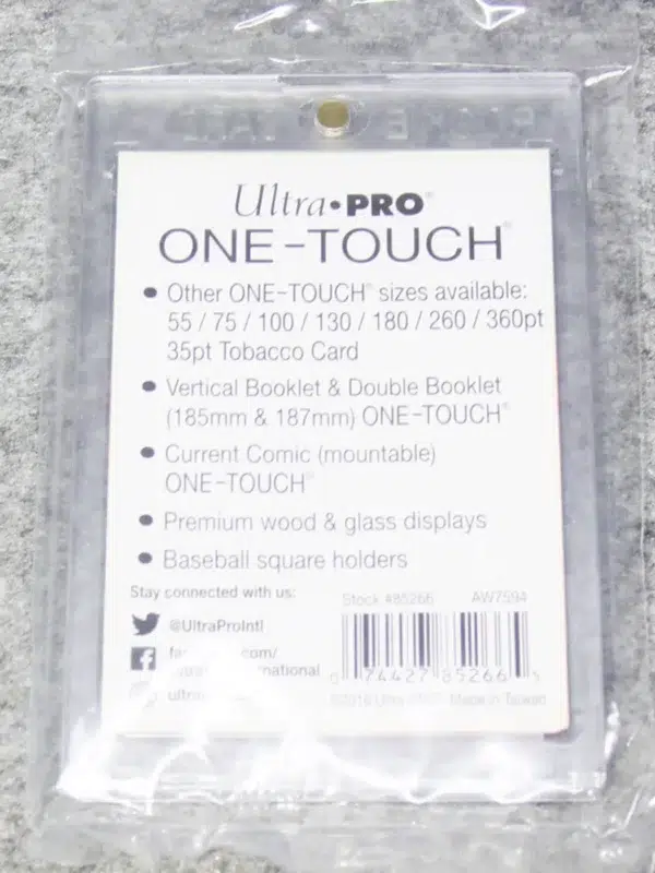 Ultra PRO One-Touch Magnetic Holder 35pt Rookie Gold - back