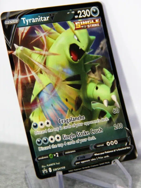 2021 Tyranitar V Promo Pokemon Sword & Shield Ultra Rare Holo