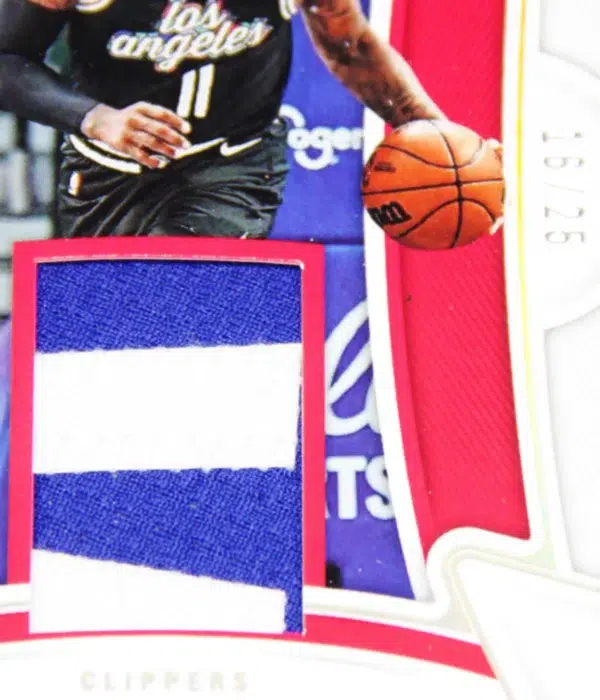2022-23 John Wall #CM-JWL Panini National Treasures Century Materials SN#16 - detail