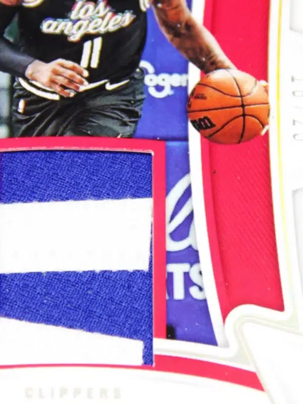 2022-23 John Wall #CM-JWL Panini National Treasures Century Materials SN#16 - detail