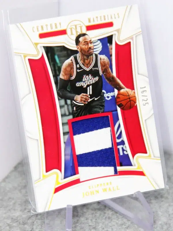 2022-23 John Wall #CM-JWL Panini National Treasures Century Materials SN#16 - stand