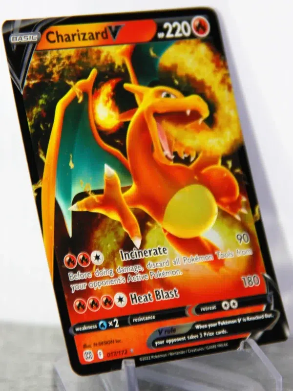 2022 Charizard V 017/172 Pokemon Brilliant Stars Full Art Rare Holo