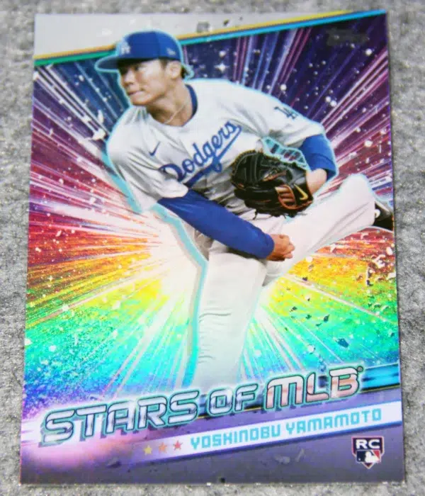 2024 Yoshinobu Yamamoto #SMLB-57 Topps Stars of MLB - front