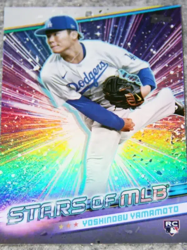 2024 Yoshinobu Yamamoto #SMLB-57 Topps Stars of MLB - front