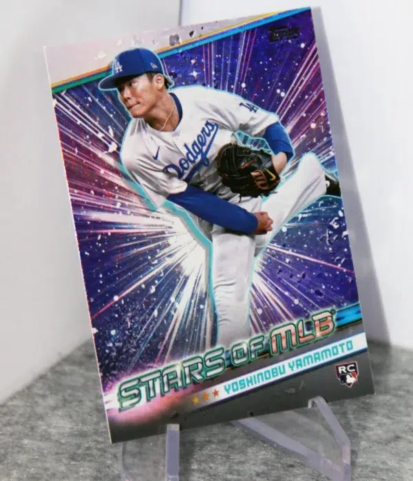 2024 Yoshinobu Yamamoto #SMLB-57 Topps Stars of MLB - stand