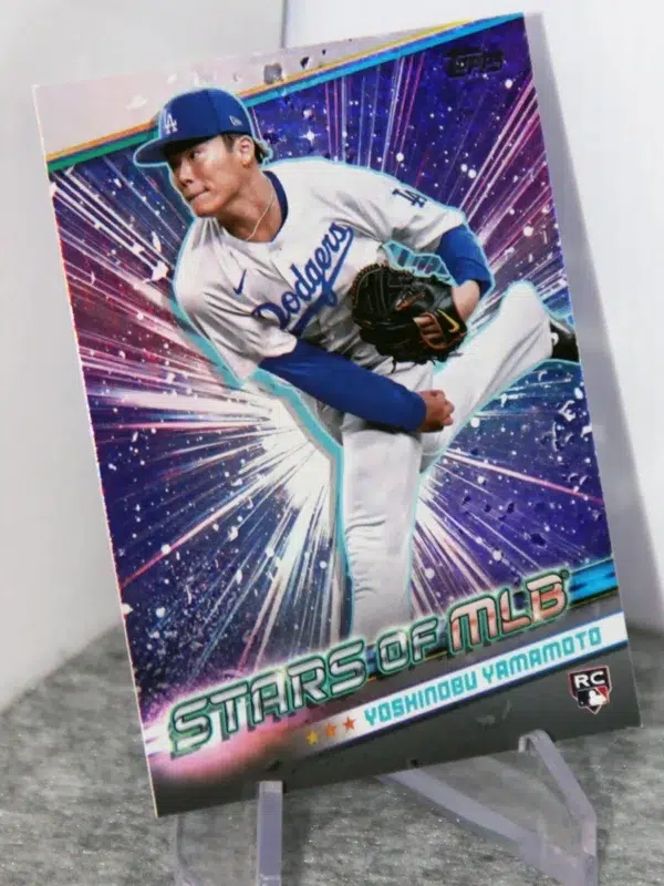 2024 Yoshinobu Yamamoto #SMLB-57 Topps Stars of MLB - stand