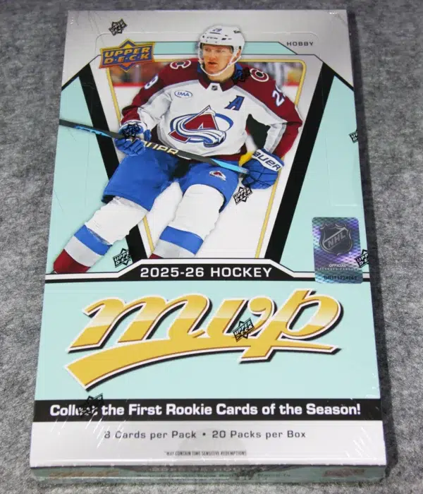 2025-26 Upper Deck MVP Hockey NHL Hobby Box - front