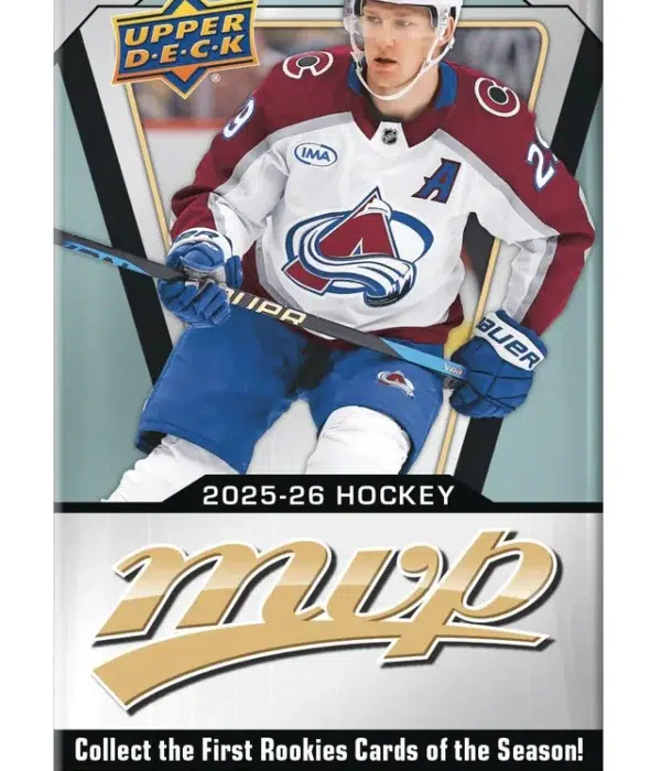 2025-26 Upper Deck MVP Hockey NHL Hobby Box - pack
