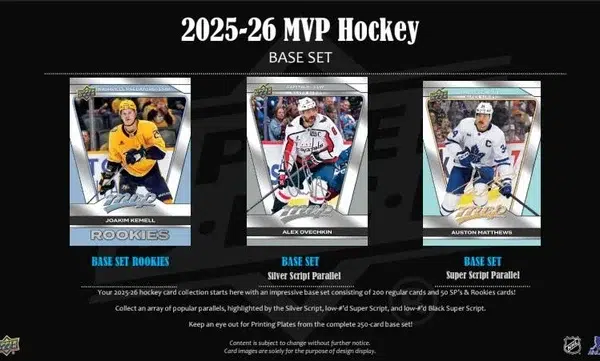 2025-26 Upper Deck MVP Hockey NHL Hobby Box - supplier3