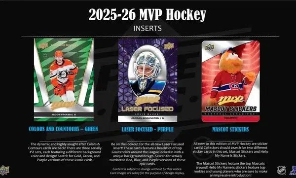 2025-26 Upper Deck MVP Hockey NHL Hobby Box - supplier4
