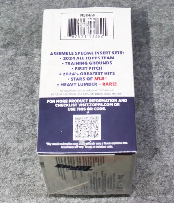 2025 Topps Series 1 Baseball MLB Value Box - side
