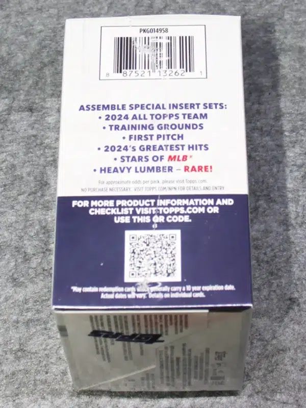 2025 Topps Series 1 Baseball MLB Value Box - side