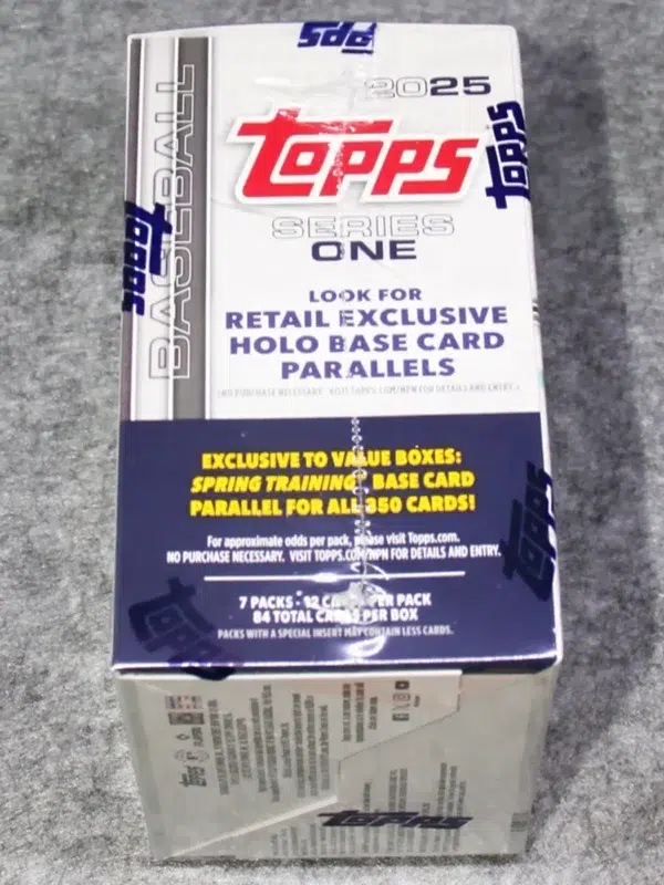2025 Topps Series 1 Baseball MLB Value Box - side2