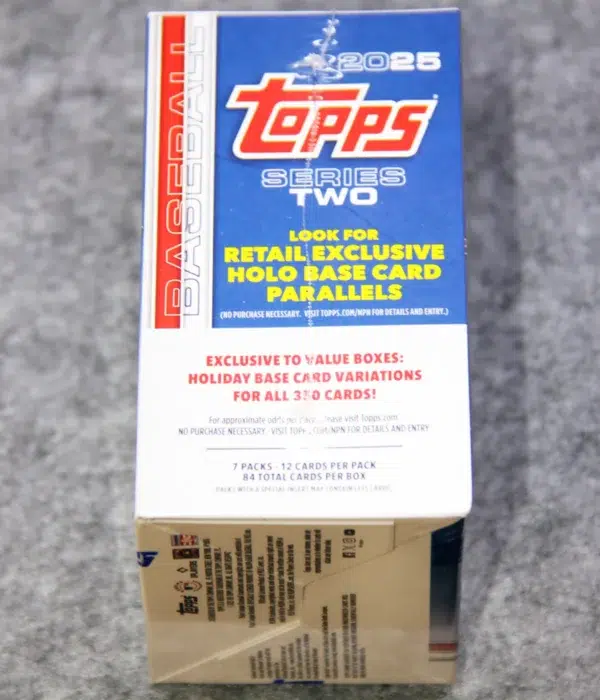 2025 Topps Series 2 Baseball MLB Value Box - side2