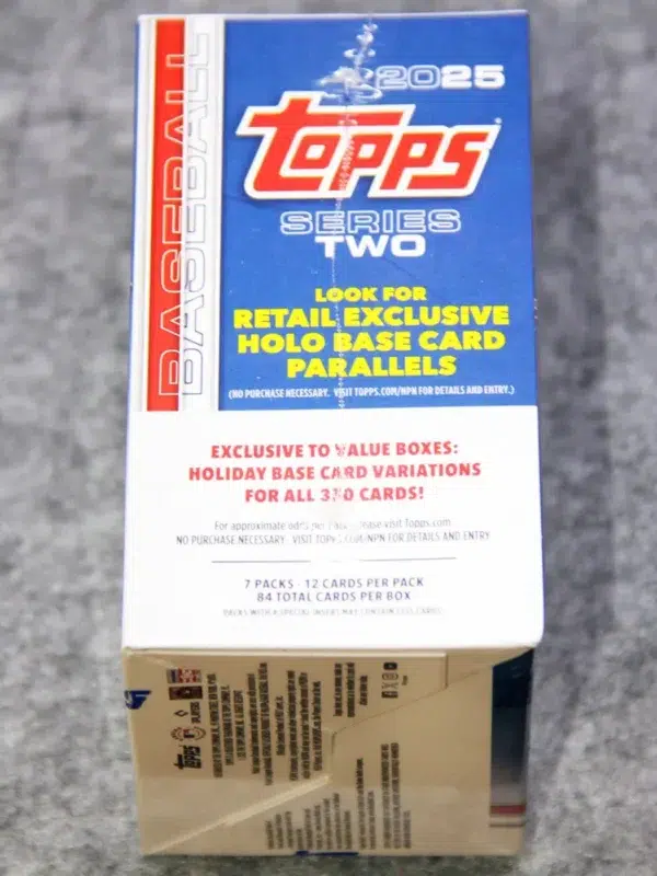2025 Topps Series 2 Baseball MLB Value Box - side2