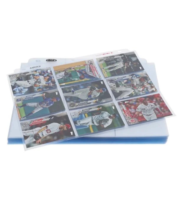 BCW 9-Pocket Page LaserWeld® 100ct - sports cards