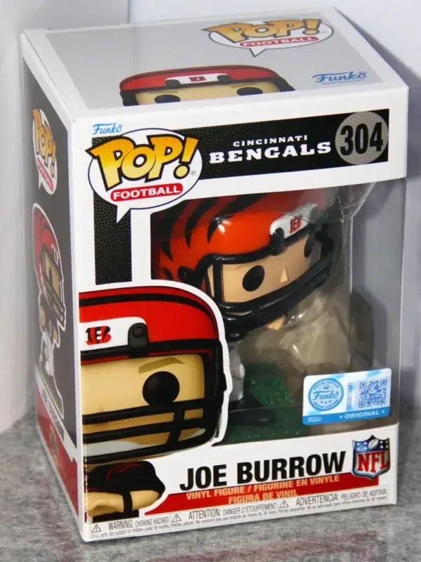 Funko POP! Joe Burrow #304 NFL Football Cincinnati Bengals - stand