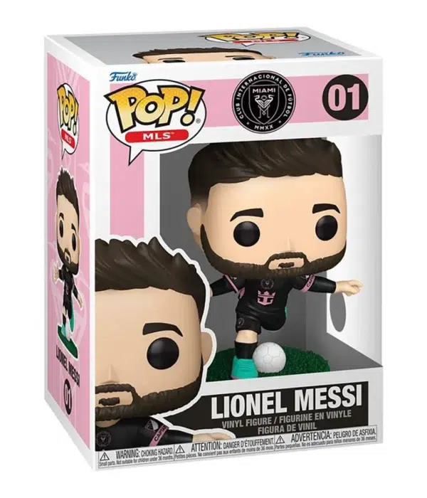 Funko POP! Lionel Messi #01 MLS Football Inter Miami - box