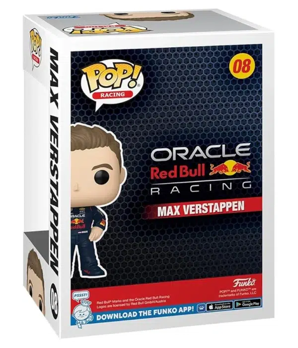 Funko POP! Max Verstappen #08 Formule 1 Oracle Red Bull Racing with Helmet - back