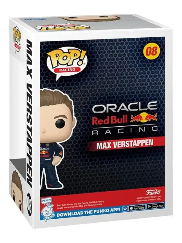 Funko POP! Max Verstappen #08 Formule 1 Oracle Red Bull Racing with Helmet - back
