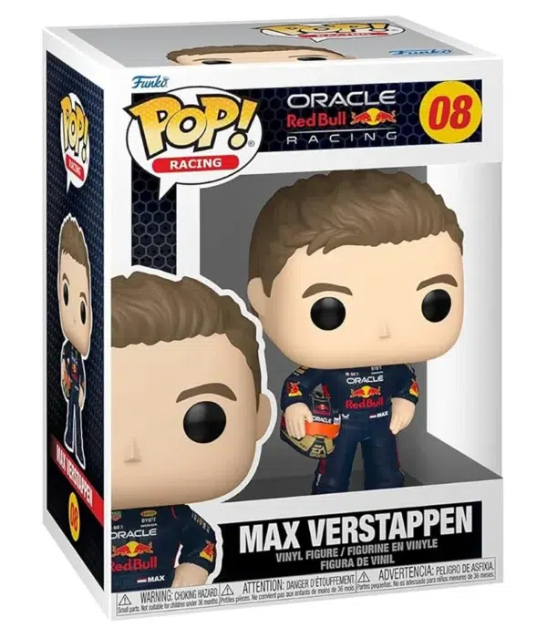 Funko POP! Max Verstappen #08 Formule 1 Oracle Red Bull Racing with Helmet - box