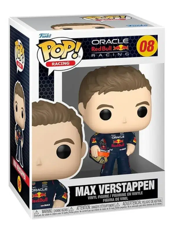 Funko POP! Max Verstappen #08 Formule 1 Oracle Red Bull Racing with Helmet - box