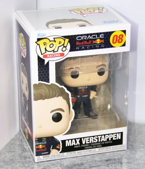 Funko POP! Max Verstappen #08 Formule 1 Oracle Red Bull Racing with Helmet - stand